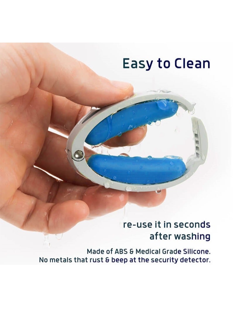 منعكس الاهتزاز مشبك سلس البول للرجال - 3 أحجام قابلة للتعديل - الراحة والثقة طوال اليوم - المهنية صعودا وهبوطا ضغط المفصل للرجال المثانة والكلى - أفضل المشبك لسرس البول - Image 2